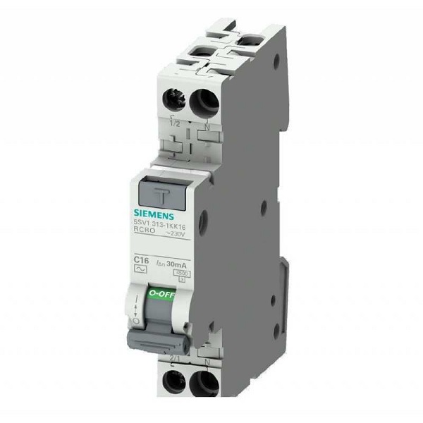 Interruttore Differenziale 1P+N 1 Modulo 4,5Ka 16A Tipo AC 30 mA